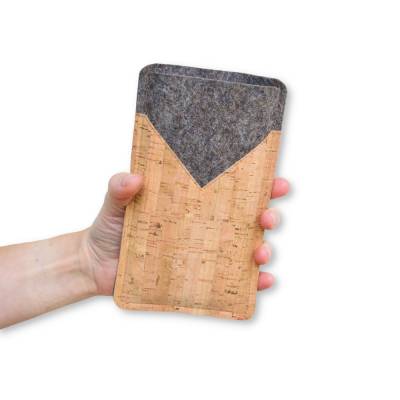 Handyhülle aus Filz & Kork – Maßanfertigung für jedes Smartphone