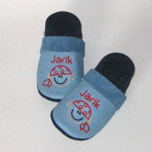 Krabbelpuschen Krabbelschuhe Pirat