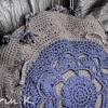 Maritimes Sitzkissen Kissenhülle Stuhlauflage Baumwolle Polyacryl Jeansblau Taupe mit Innenkissen aus Baumwolle (Füllung: Mischfedern) Bild 4