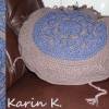 Maritimes Sitzkissen Kissenhülle Stuhlauflage Baumwolle Polyacryl Jeansblau Taupe mit Innenkissen aus Baumwolle (Füllung: Mischfedern) Bild 6