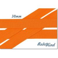 Gurtband - Orange - 30mm Bild 1