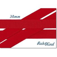 Gurtband - Rot - 30mm Bild 1