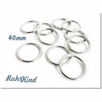 10 x Rundring / O-Ring - 40mm - Stahl Bild 1