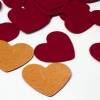 Herzen, Samt, rot, selbstklebend, Sticker, Aufkleber Scrapbooking Geschenk Hochzeit Valentistag Freundin Muttertag Bild 4
