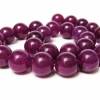 Jade Violett 6 mm Perlen rund  Kugel Edelstein Strang, Kettenstrang Bild 3