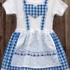 Blaues Kinderdirndl, Trachtenkleid fürs Kind, Oktoberfest Outfit, Dirndl fürs Kind, Kleid fürs Oktoberfest, bayerisches Mädchenkleid Bild 2