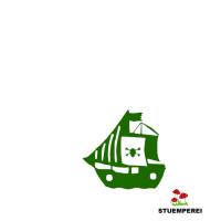 Bügelbild - Mini    Piratenschiff Bild 1