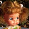Kleine Puppe „Susi”, 16 cm, beweglich, 70er Jahre, Vintage, Puppen-Mädchen, Püppchen, doll, zöpfe, rote Haare, Spielzeug, Bild 3