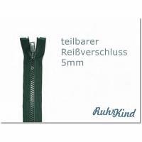 35cm - teilbarer Reißverschluss - Jägergrün Bild 1