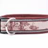 Hundehalsband »Toile de Jouy« mit echtem Leder unterlegt aus der Halsbandmanufaktur von dogs & paw Bild 2
