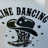 Aufkleber (Sticker) Line-dance Bild 1