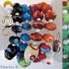 Spiralarmreif Farbenspiel in den schönsten Farben des Jahres Regenbogen Perlen mit Dots Bild 3