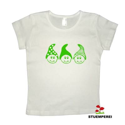 Veloursmotiv, Bügelbild / Flockbügelbild ZWERGE...