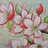 Acrylgemälde "Apfelblüten" - Kunst Bild Frühling Original Gemalt 50cmx50cm Bild 2