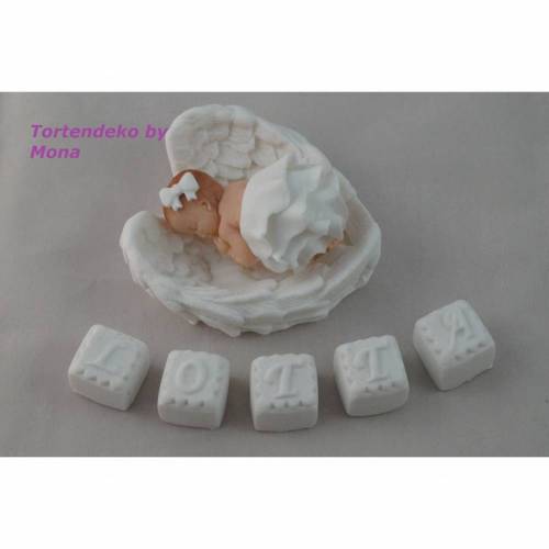 Tortendeko Tortentopper Tortenaufleger Fondant Zuckerfigur Baby für ihre Motivtorte