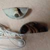 Kabelhalter, 2 Stück aus Wachstuch für Kopfhörer oder Ladekabel, mit Meeresmotiven Bild 2