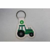 Schlüsselanhänger Traktor Trecker Bild 1