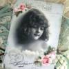 Postkarten / Grußkarten Set mit tollen Damen-Vintage Motiven & romantischen Rosen Bild 2