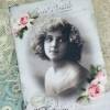 Postkarten / Grußkarten Set mit tollen Damen-Vintage Motiven & romantischen Rosen Bild 4