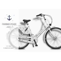 Fahrradsticker, Fahrradaufkleber"Anker" 171-teilig, Tattoo, Aufkleber Bild 1