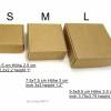 15 Faltschachteln Kraftpapier Karton, Geschenkbox, 5,5x5,5cm Verpackung Schachtel, Gastgeschenk verpacken Schachtel, box craftpaper Bild 4