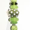 Schlüsselanhänger / Taschenanhänger aus Glasperlen - Lampwork - grün Bild 2
