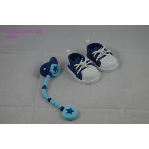 Tortenaufleger Fondant Zuckerfigur Geburt , Taufe Tortendeko