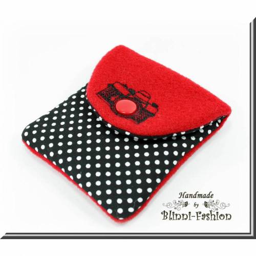 Objektivdeckel - Etui, kleineTasche für Kamera-Zubehör, Kameratasche zum Kameragurt, 