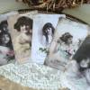Schönes 5-er Postkarten / Grußkarten Set mit wunderschönen, alten Vintage Motiven Bild 4