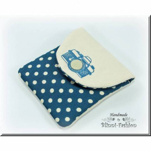 Tasche für Kamera-Zubehör PÜNKTCHEN, Kameratasche für den Kameragurt, Objektivdeckel- Etui