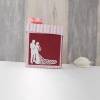 Explosionsbox Hochzeit, rot weiß rosa gestreift, Geldgeschenk Bild 10