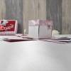 Explosionsbox Hochzeit, rot weiß rosa gestreift, Geldgeschenk Bild 3