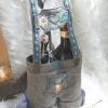 Biertragetasche Lederhose als Geschenk, Vatertagsgeschenk für den Mann oder zum Jubiläum ausreichend für zwei Bierflaschen. Personalisierbar Bild 8