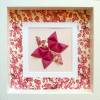 Romantische Kirschblüten // 3D-Bild aus Origami im Objektrahmen Bild 2