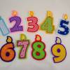 Eine Applikationszahl, Geburtstagszahl, Zahl 1 bis 9 Bild 3
