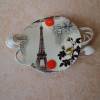 Kabelhalter, 2 Stück aus Kunstleder,  für Kopfhörer oder Ladekabel, mit Paris-Motiven Bild 8