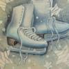 Acrylgemälde "Winter Joy" - Kunst Acryl Bild Wanddeko Malerei 50cmx50cm Bild 3