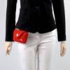 Kleine rote Hüfttasche für das Handy, Brieftasche oder Geldtasche Bild 3