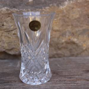 Cristal d Arques Vase 12 cm 24 % Bleikristall  80er 90er Jahre France Bild 1
