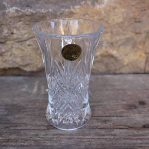 Cristal d Arques Vase 12 cm 24 % Bleikristall  80er 90er Jahre France Bild 3