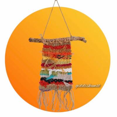 Wandbehang handgewebt, 50 x 26 cm