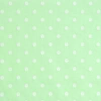 Webware Baumwollstoff mit Leinen zartgrün mit weißen Punkten 50 x 145 cm Stoff nähen ♕ Bild 3