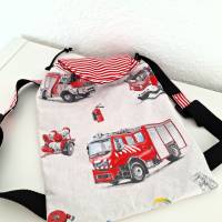 Kinderrucksack für kleine Feuerwehrfans Bild 3