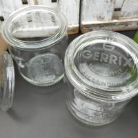 Vintage Einmachglas mit Deckel 1 Liter Gerrix mit Prägung Bild 4