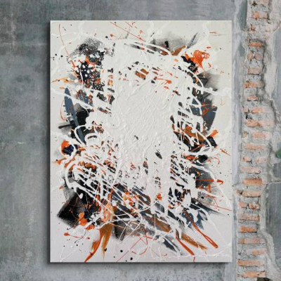 Abstraktes moderne Acrylgemälde - Originale Kunst - 50x70cm - Wanddekor - Innendekoration - Kunstwerk