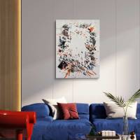 Abstraktes moderne Acrylgemälde - Originale Kunst - 50x70cm - Wanddekor - Innendekoration - Kunstwerk Bild 8