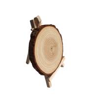 Baumscheibe zur Hochzeit - Personalisierte Holzscheiben Dekoration für festliche Holzdeko und unvergessliche Geschenke Bild 2