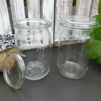 Vintage 1,5 Liter Gerrix Einmachglas mit Prägung Bild 3