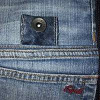 Jeans - Rucksack, Upcycling aus Jeanshosen, Material - Mix aus Alt und Neu, nachhaltig und zeitlos schön Bild 8