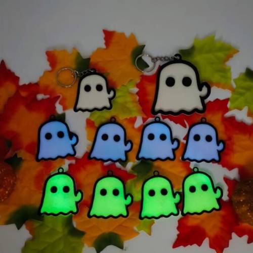 3D Druck | Geist | Gespenst | Mittelfinger | Ghost | Schlüsselring | Keychain | 3D Gedruckt | Halloween | Schlüsselanhän